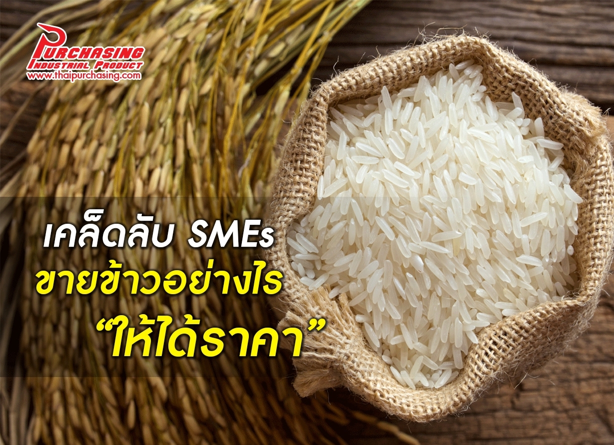 SMEs Rice Plus ขายข้าวอย่างไร “ให้ได้ราคา” - THAIPURCHASING News